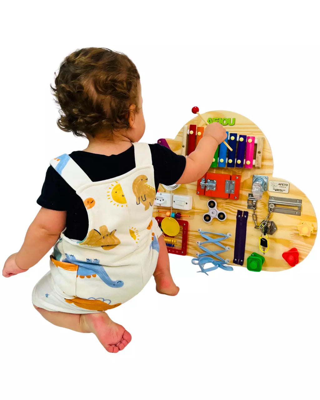 Painel Montessori Nuvem | Estímulo Sensorial & Criatividade