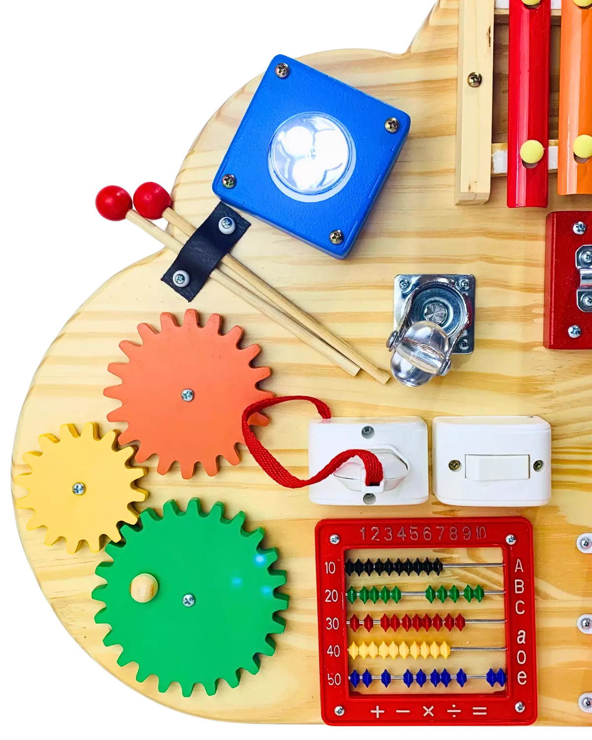 Painel Montessori Nuvem | Estímulo Sensorial & Criatividade