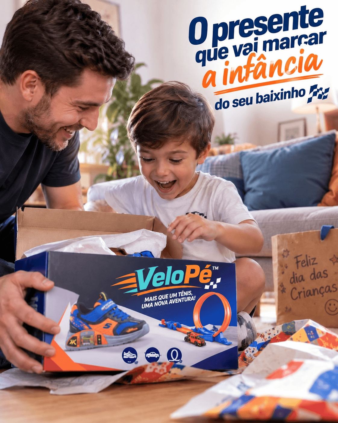 VeloPé™ - Tênis com Garagem Secreta + Pista Radical