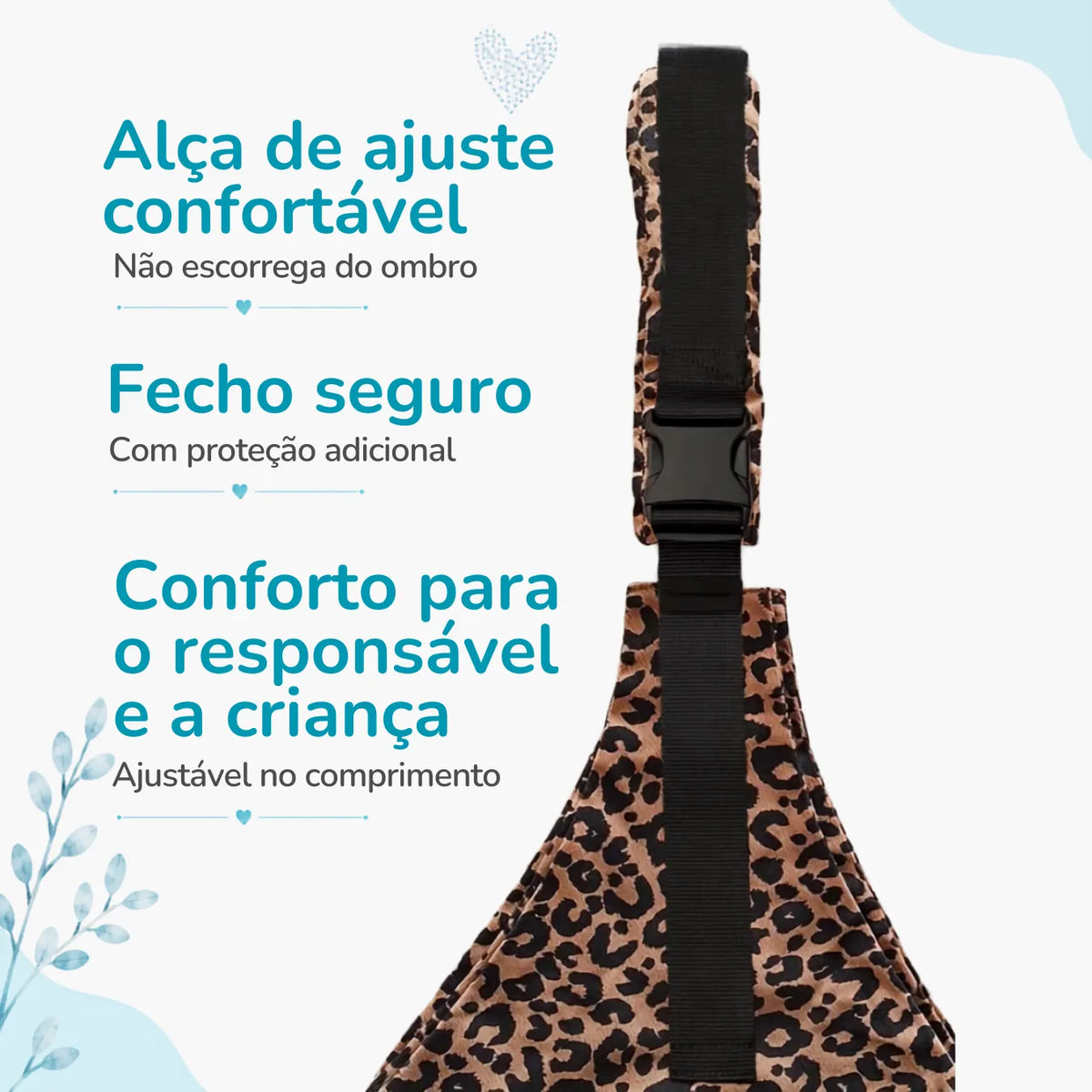Sling Leve™ | Mais aconchego. Menos esforço.