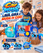 Car Wash™ | Pista Lava-Rápido + Carrinho que Muda de Cor