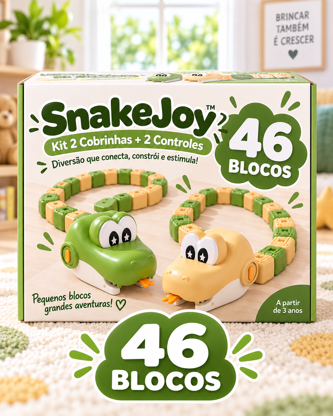 SnakeJoy™ | Kit 2 Cobrinhas + 2 Controles