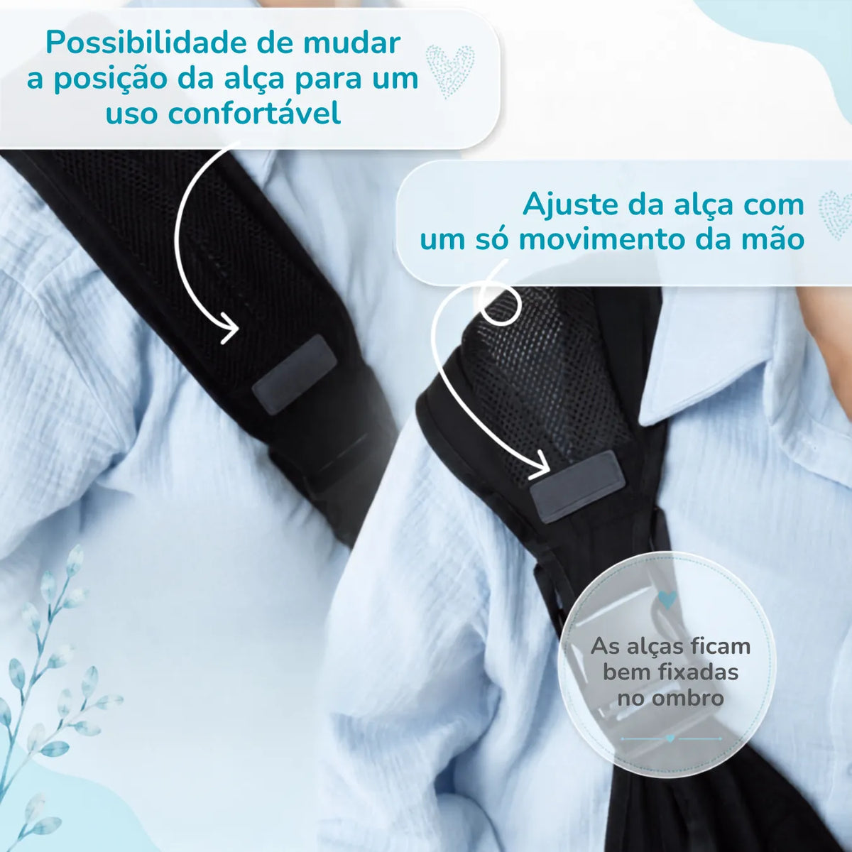 Sling Leve™ | Mais aconchego. Menos esforço.