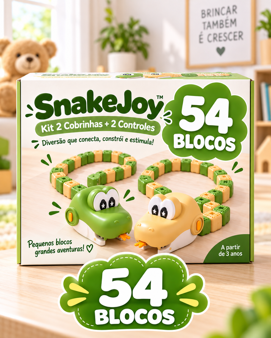 SnakeJoy™ | Kit 2 Cobrinhas + 2 Controles