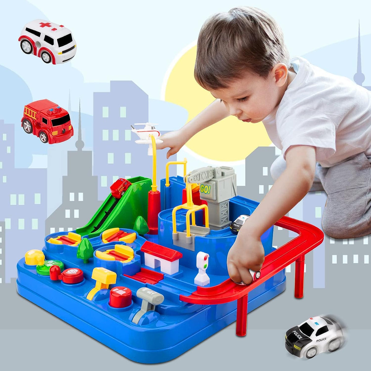 Pista de Carros Educativa | 8 Desafios