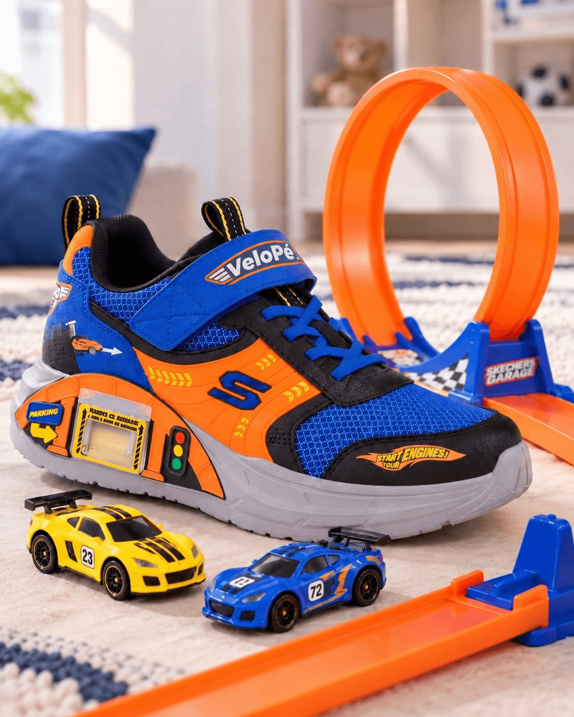 VeloPé™ - Tênis com Garagem Secreta + Pista Radical