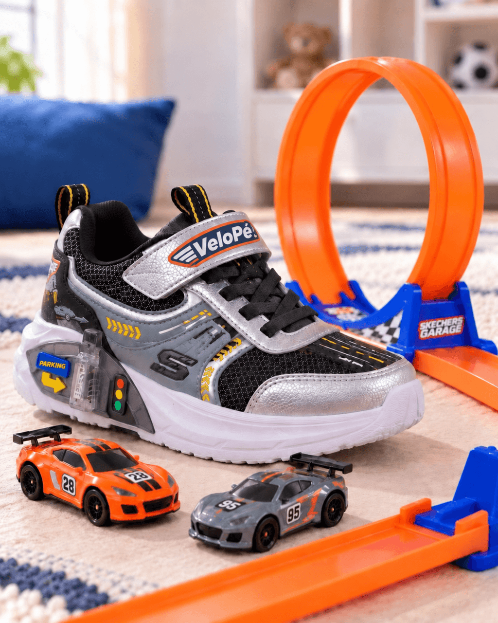 VeloPé™ - Tênis com Garagem Secreta + Pista Radical