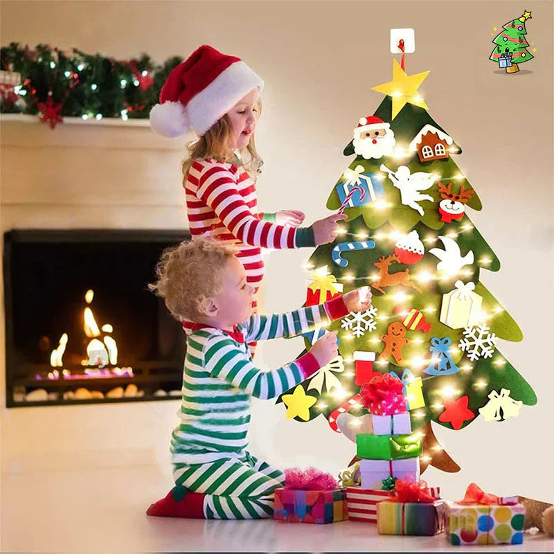 Árvore de Natal para Aprendizado e Diversão com Iluminação