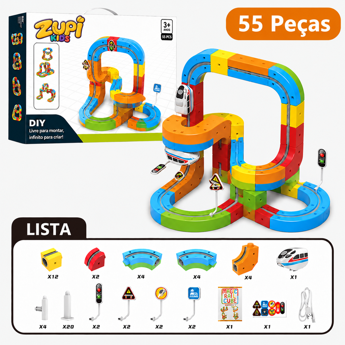 MagnaTracks™ | Trilhos Magnéticos 3D