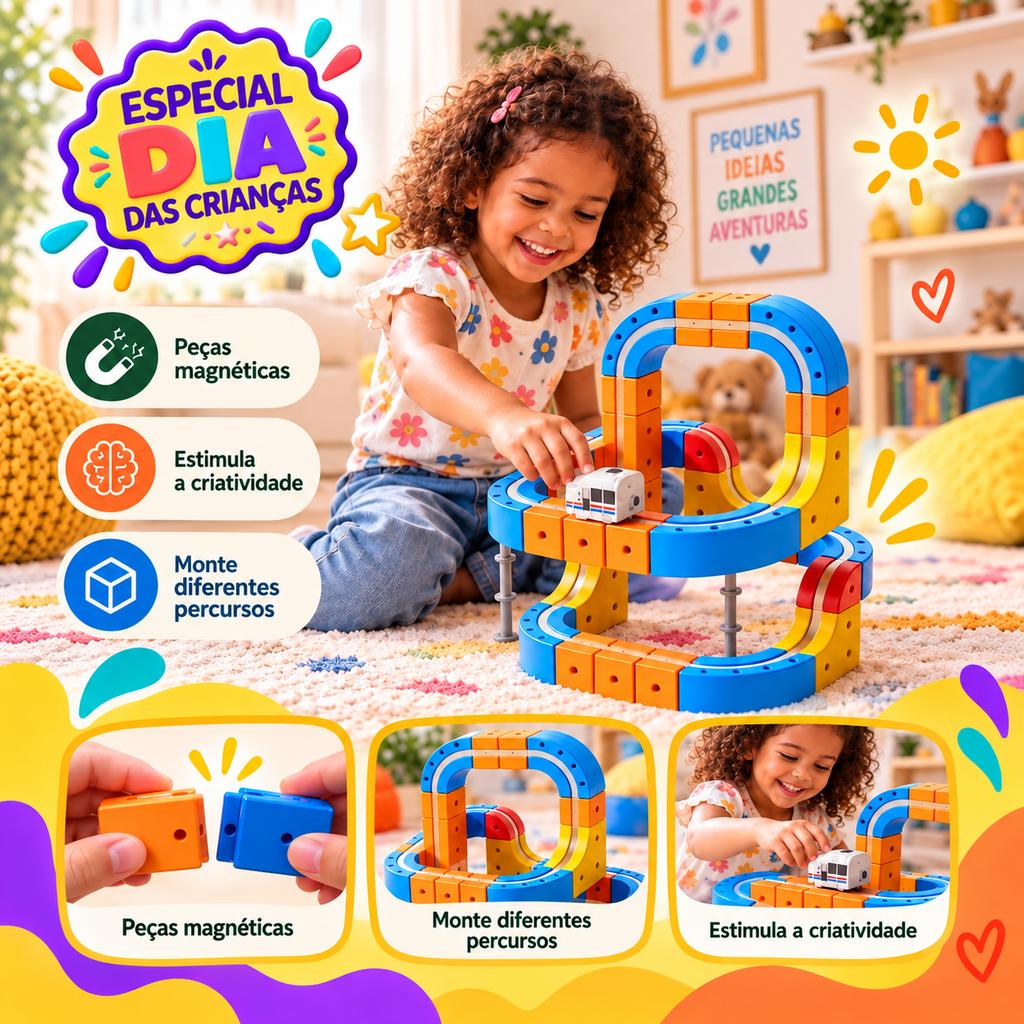 MagnaTracks™ | Trilhos Magnéticos 3D
