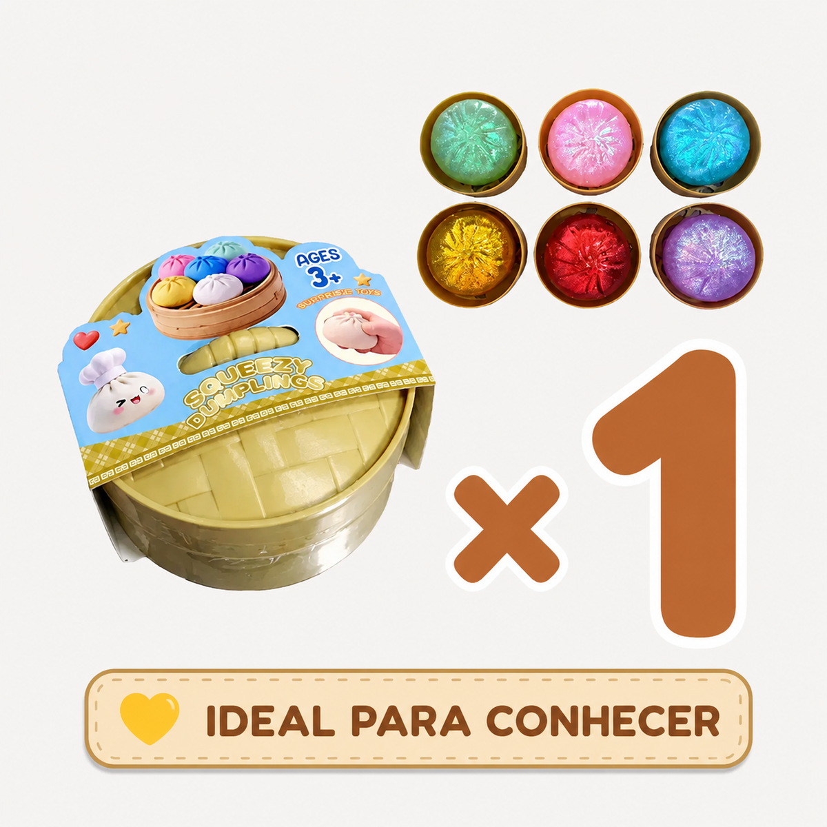 Bolinho Surpresa Colecionável™ | Abra e Descubra