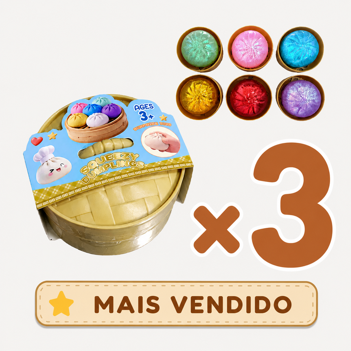 Bolinho Surpresa Colecionável™ | Abra e Descubra