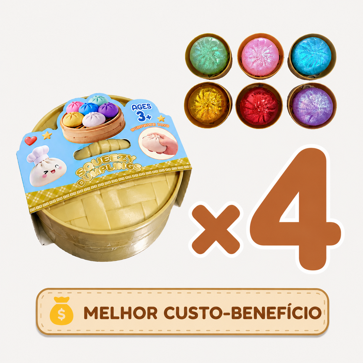 Bolinho Surpresa Colecionável™ | Abra e Descubra
