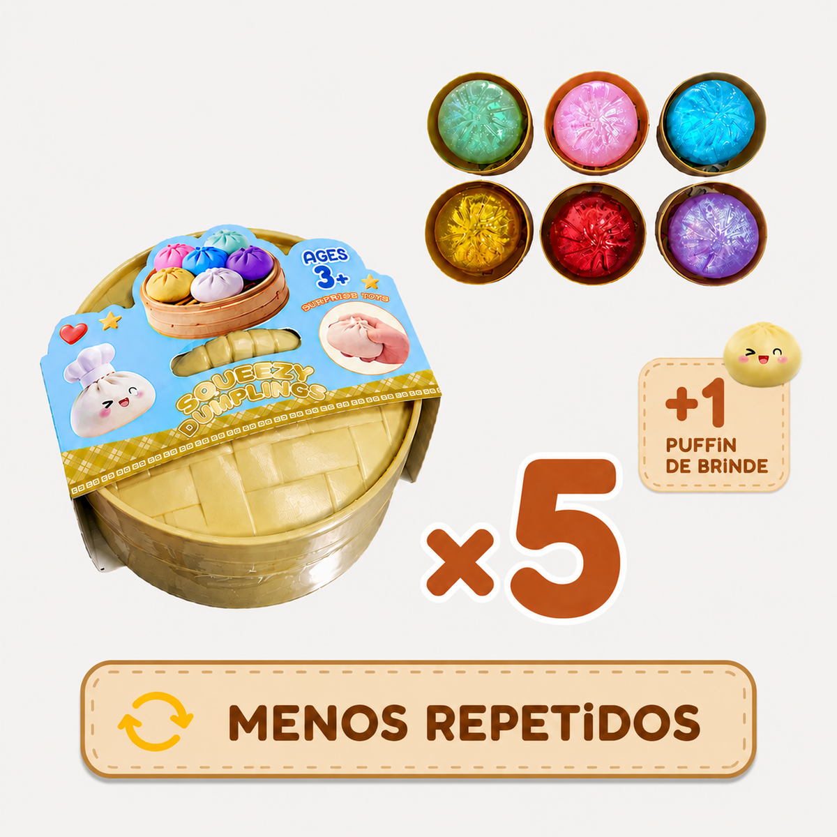 Bolinho Surpresa Colecionável™ | Abra e Descubra