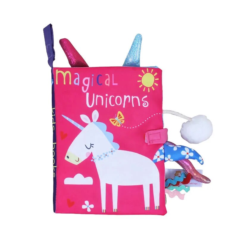 SafariBook | Livro de Pano Montessori com Caudas Divertidas