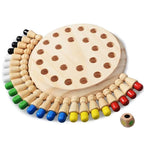 Jogo de Memória em Madeira - Montessori Brinquedos